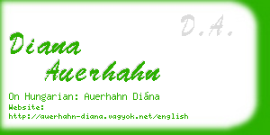 diana auerhahn business card
